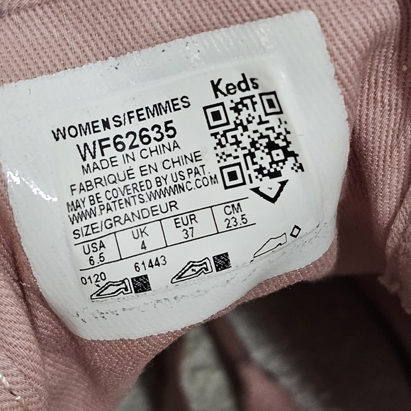 Keds Womens Pink Triple Kick Canvas Jute Sneaker - Picture 12 of 12